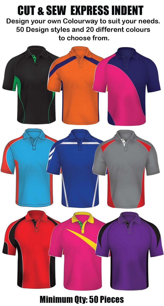 Impact Gear.Cut & Sew,Custom made Polo shirts, Design your own Polo